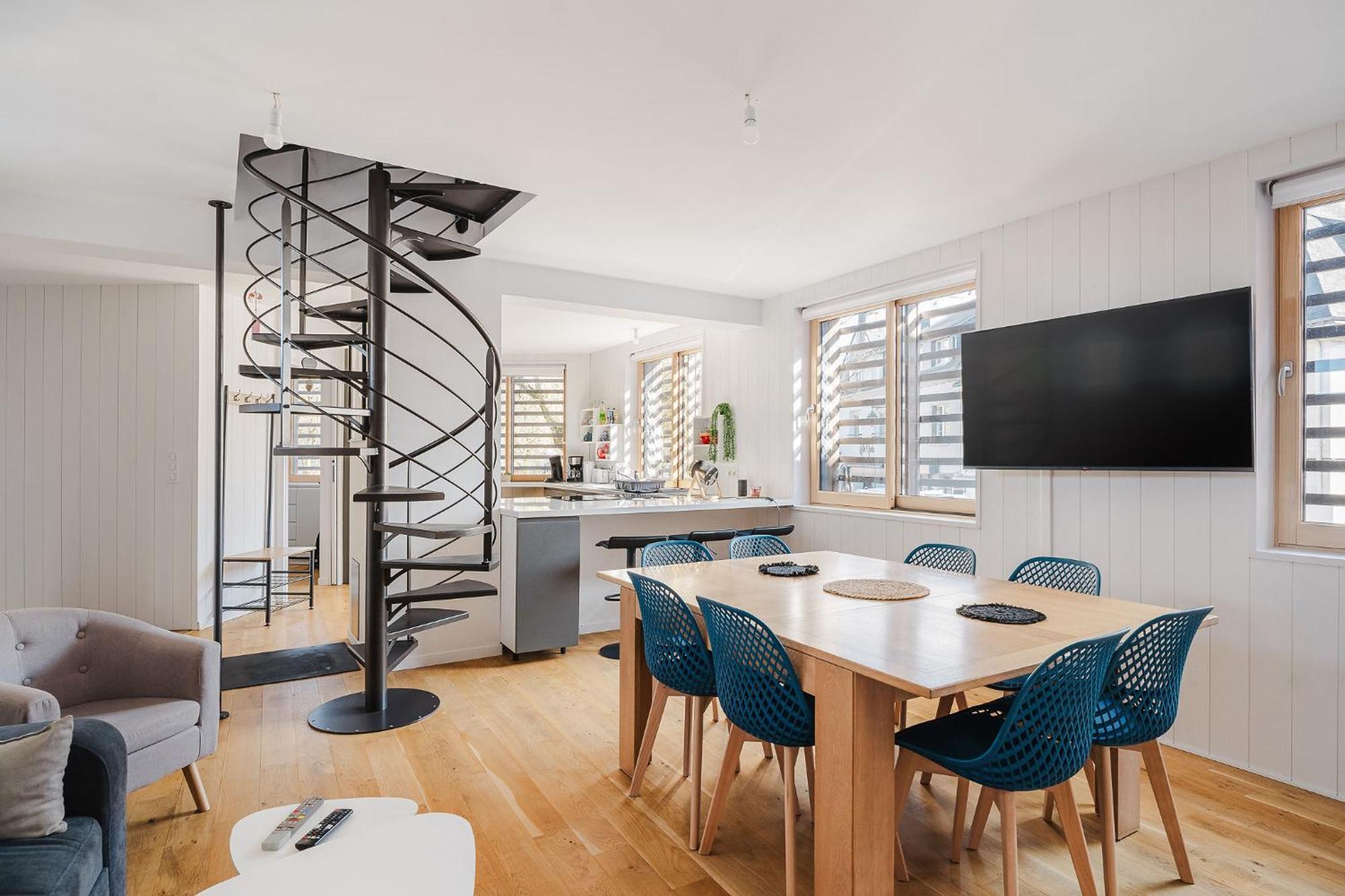 L'Atelier, Appartement Lumineux Et Cosy Ploërmel Exterior foto